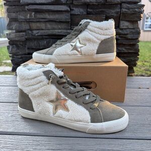 Vintage Havana Lester Olive Multi Star Sneaker